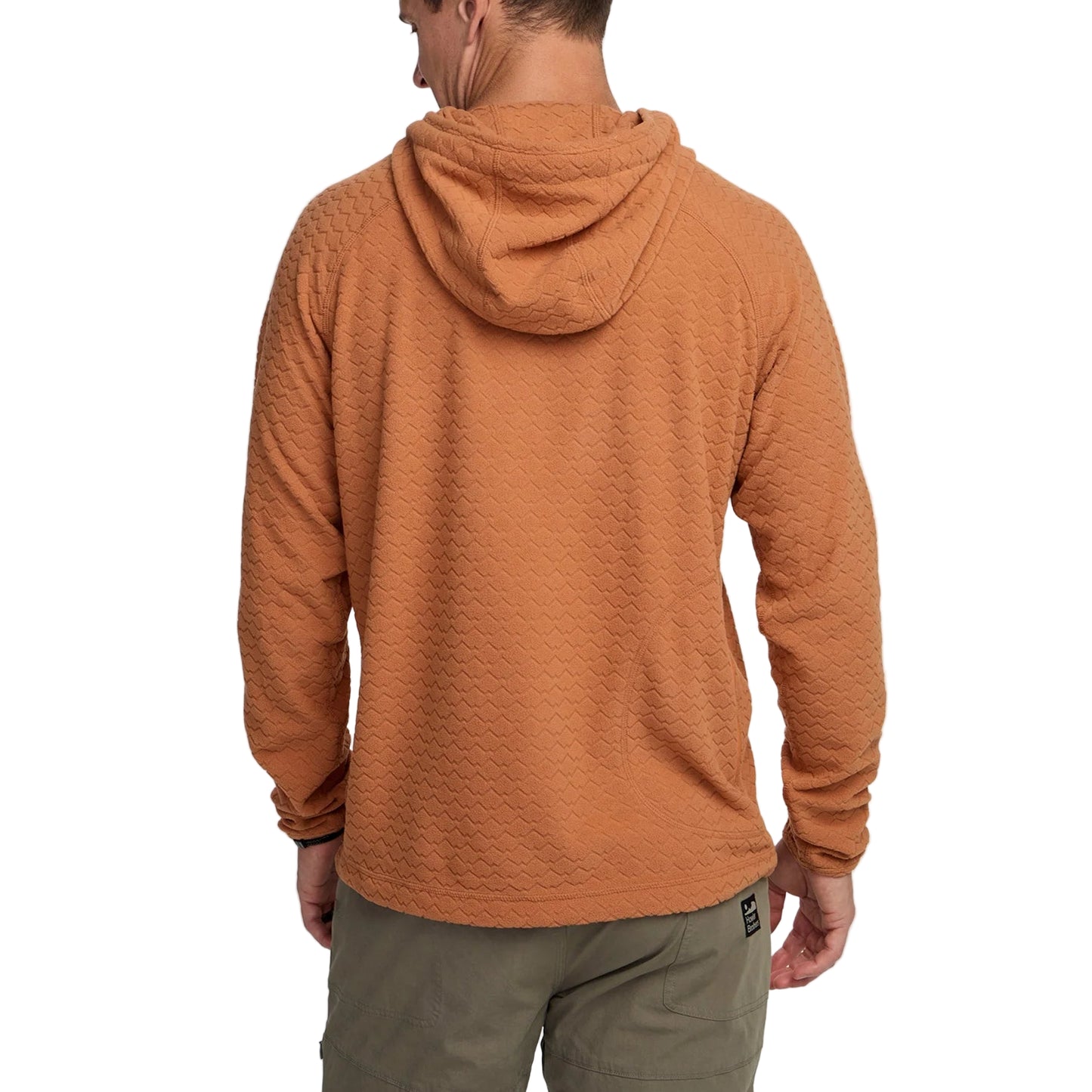 Howler Bros Men's Palo Duro Fleece Hoodie Mountain Grid Clay