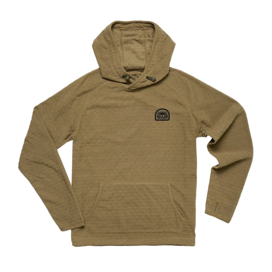 Howler Bros Men's Palo Duro Fleece Hoodie Mountain Grid Fatigue