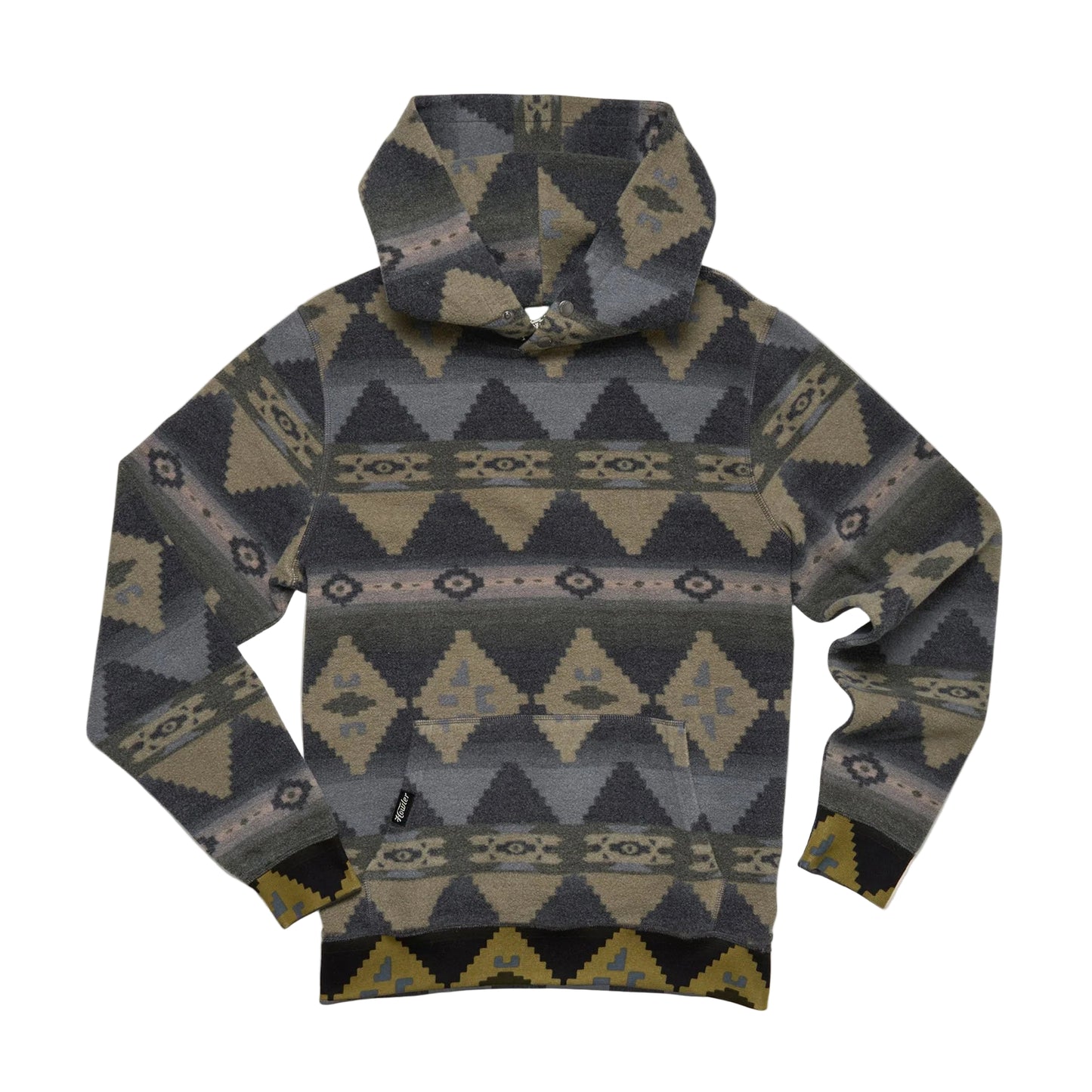 Howler Bro's Tajima Pullover Mitla Motifs True Black