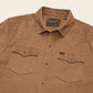 Howler Bros Men's Banning Corduroy Snapshirt Duck Brown
