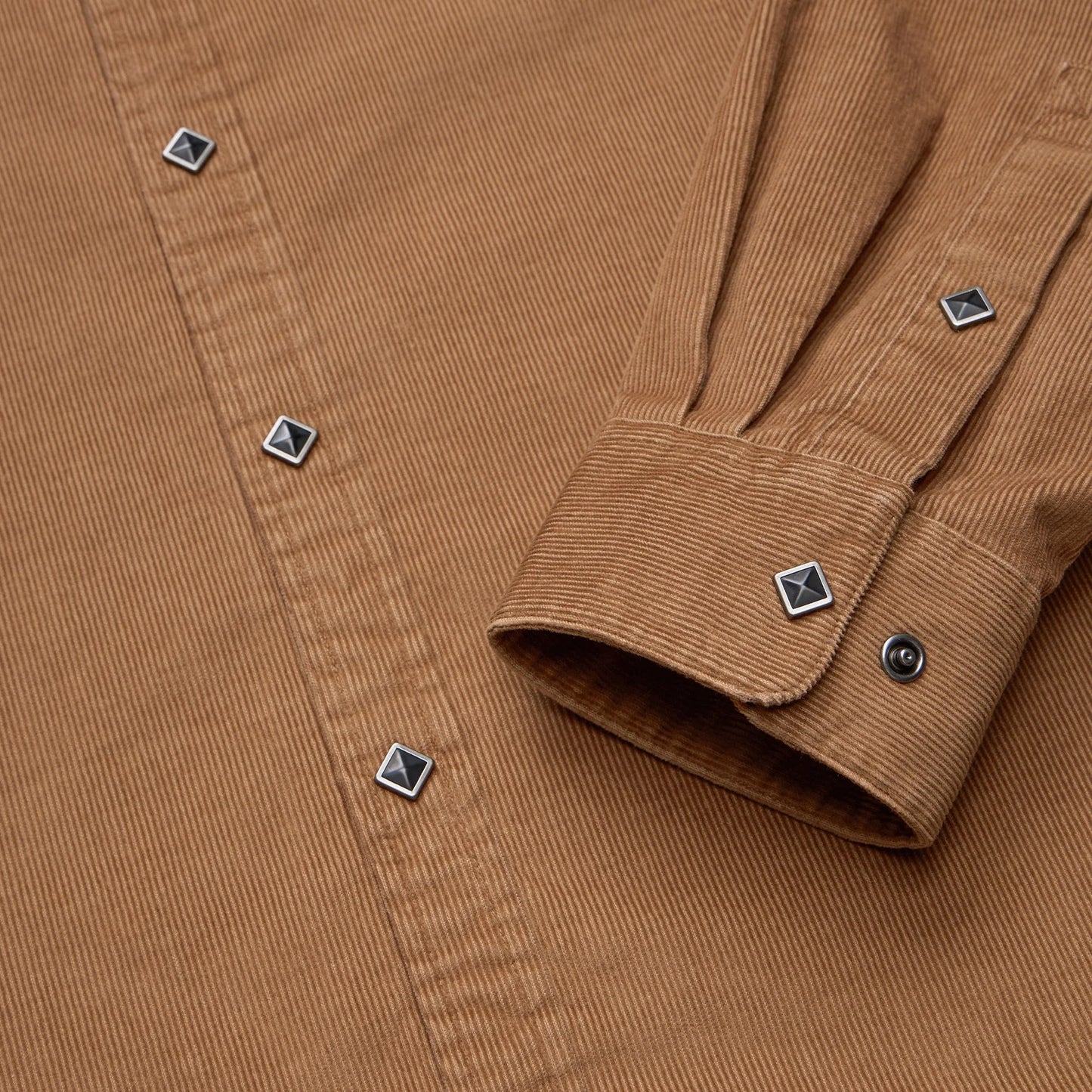 Howler Bros Men's Banning Corduroy Snapshirt Duck Brown