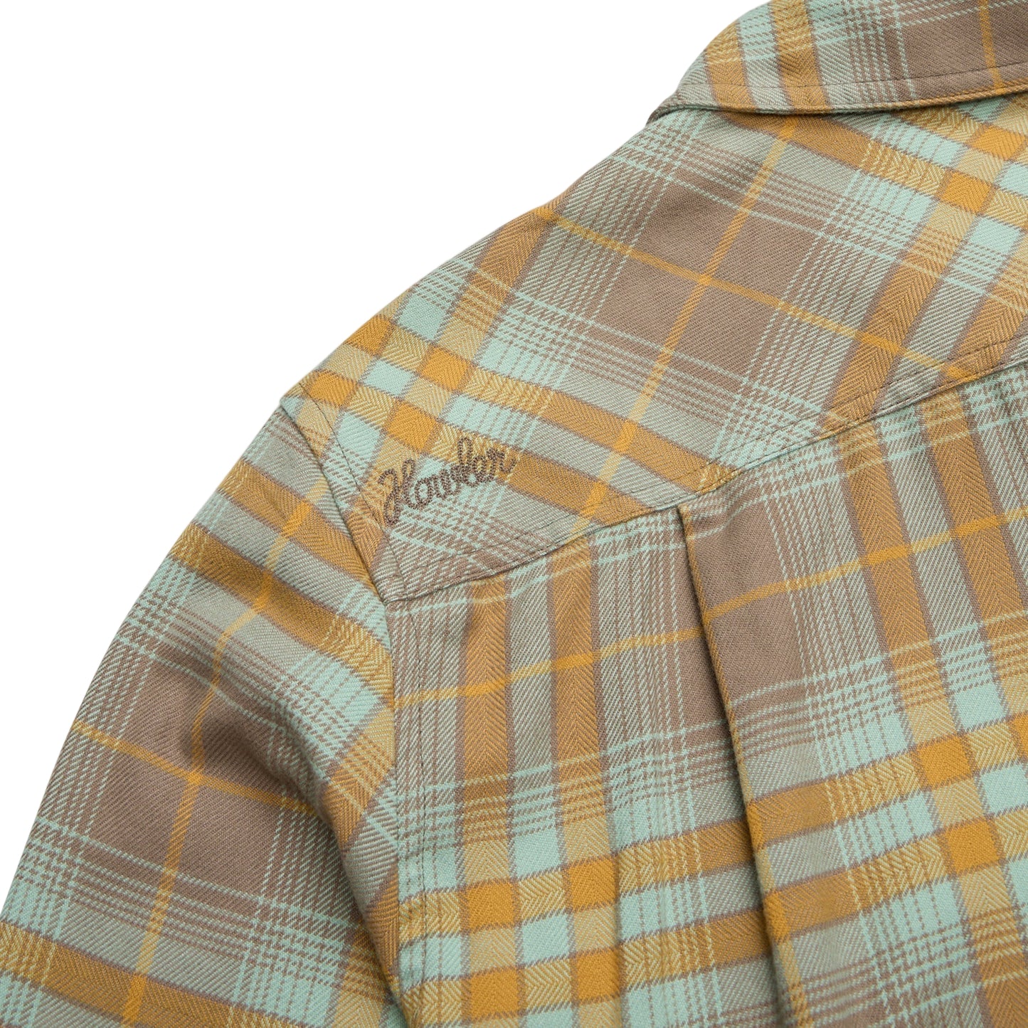 Howler Bro's Harker's Flannel  Kempton Plaid Taupe