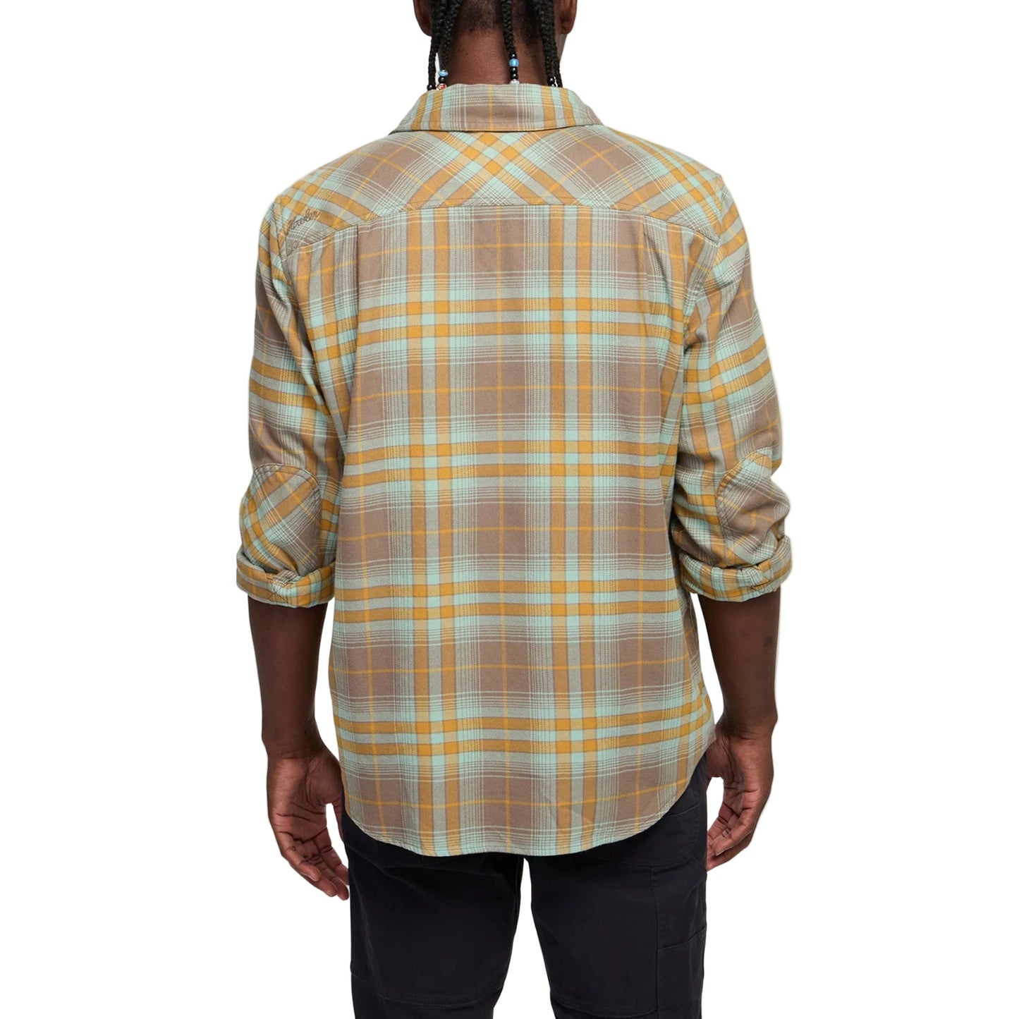 Howler Bro's Harker's Flannel  Kempton Plaid Taupe
