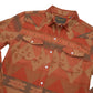 Howler Brothers Men's Sheridan Flannel  Mitla Motifs Terracotta