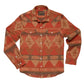 Howler Brothers Men's Sheridan Flannel  Mitla Motifs Terracotta
