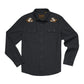 Howler Bros Men's Crosscut Deluxe Long Sleeve Orange Blossom Antique Black