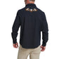 Howler Bros Men's Crosscut Deluxe Long Sleeve Orange Blossom Antique Black