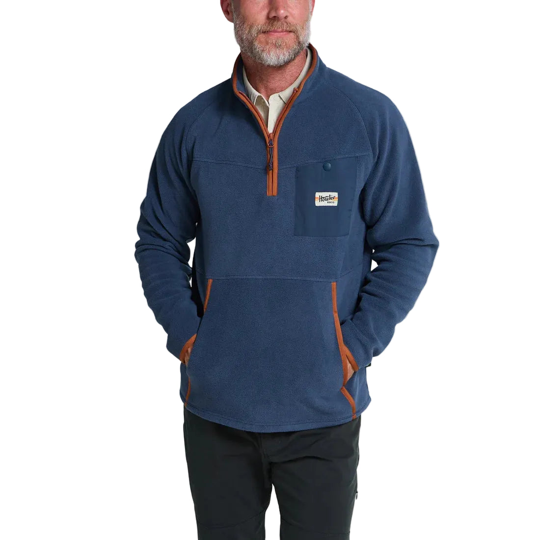 Howler Bro's Men's Free Range Fleece Pullover Nightfall