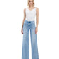 Flying Monkey Women's High Rise Patch Pocket Wide Leg