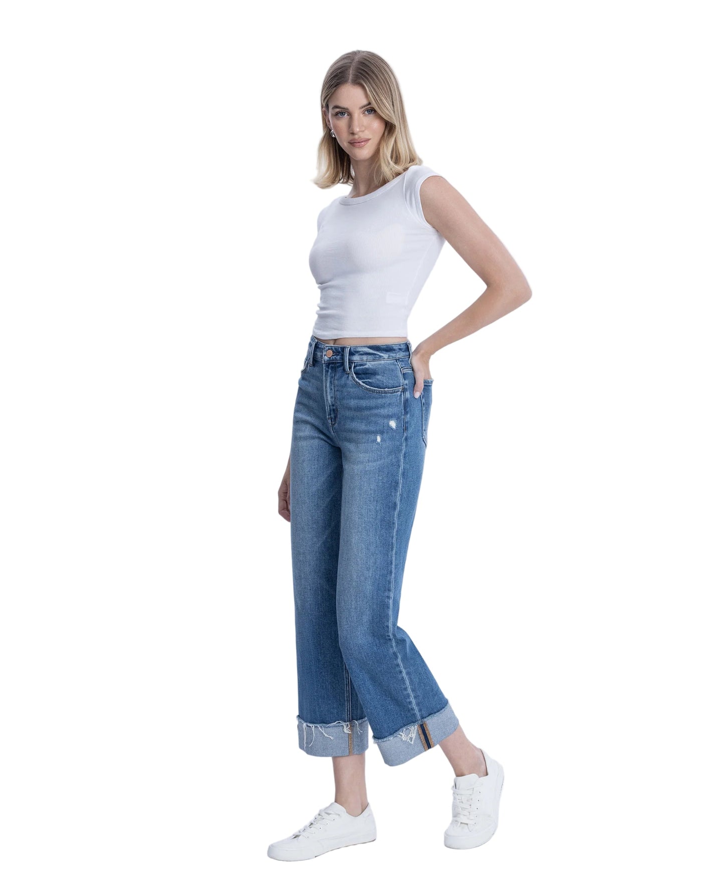 Flying Monkey Women's High Rise Slim Wide Eclipse