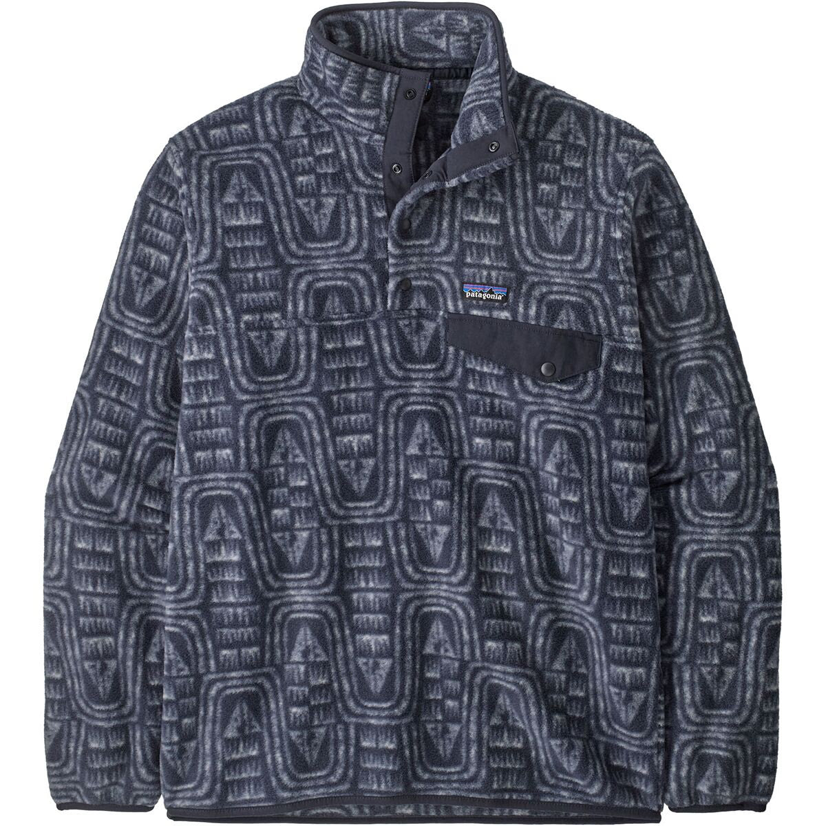 Patagonia Men's LW Synch Snap-T P/O Flow: Sunken Blue