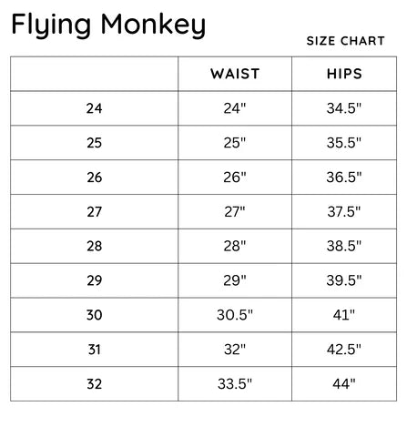 Flying Monkey Mid Rise Ankle Slim Straight Wax Plant