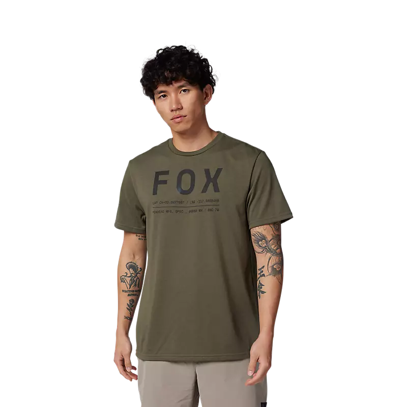 Fox Men's Non Stop SS Tech Tee Olive Green