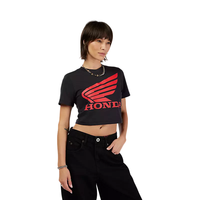 Fox Women's Fox X Honda Baby Tee Black