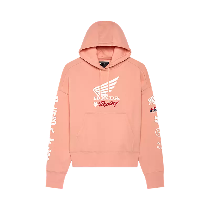 Fox Women's  X Honda Oversized Pullover Fleece Pale Pink