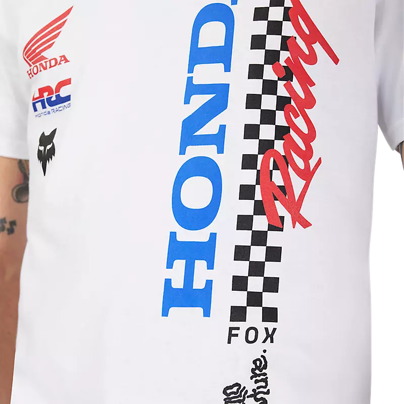 Fox Honda Men's SS Tee Optic White