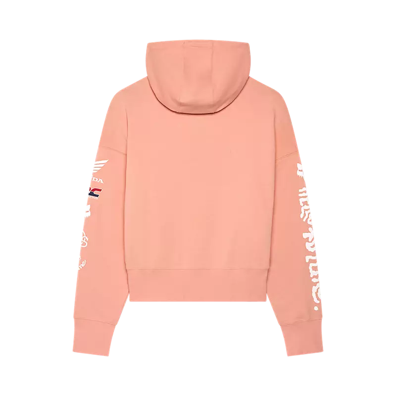 Fox Women's  X Honda Oversized Pullover Fleece Pale Pink
