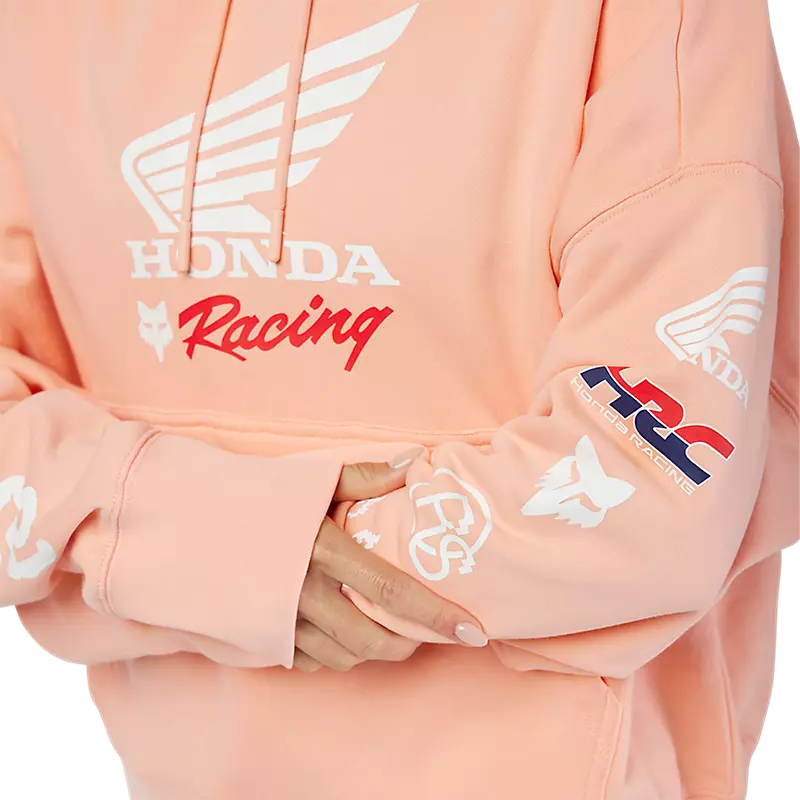 Fox Women's  X Honda Oversized Pullover Fleece Pale Pink