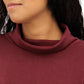 Waggle Women's Funnel Neck Sweatshirt Garnet