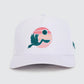 Waggle Golf Shores SnapBack Hat White
