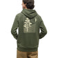Tentree Men's Linear Tree Hoodie Deep Olive/Sunray