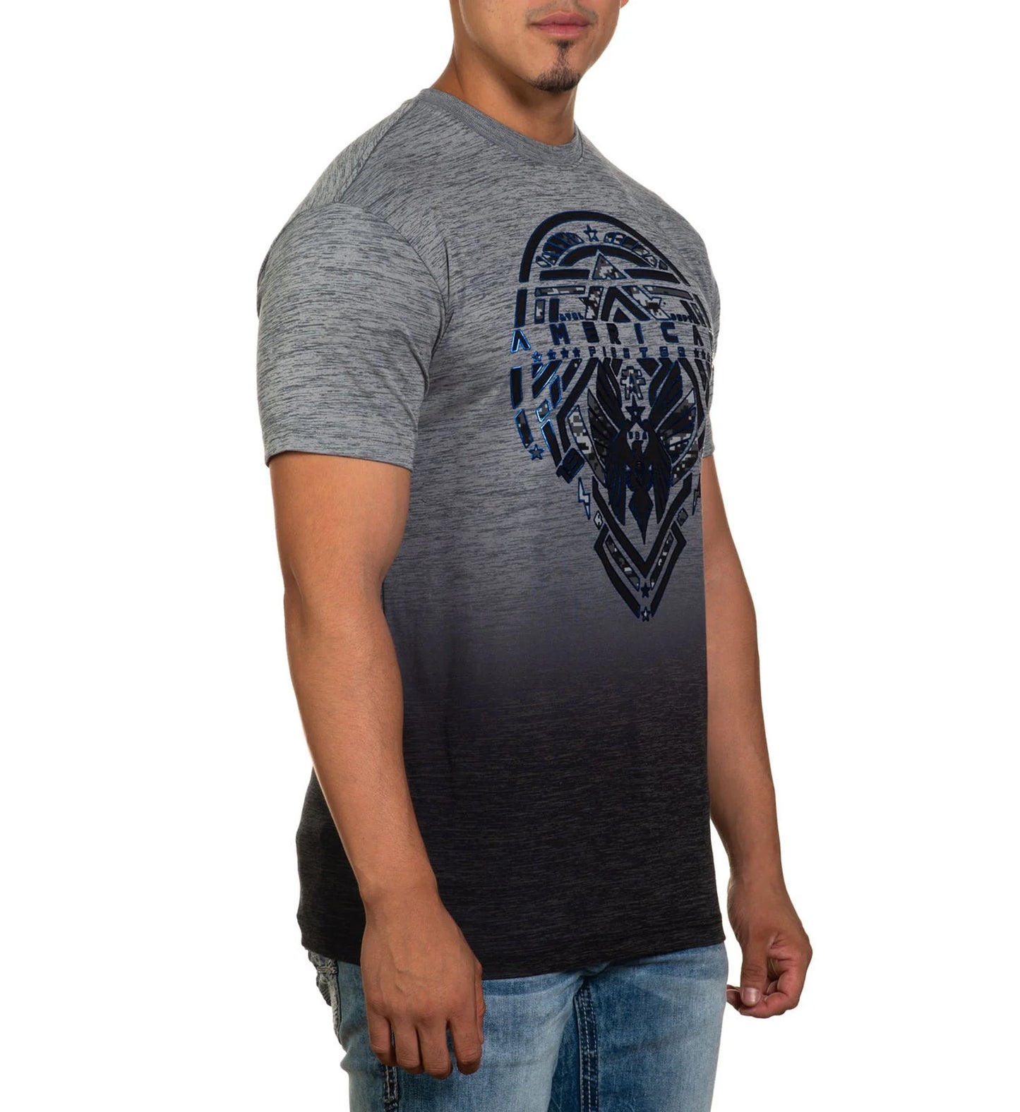 American Fighter Men’s Gulfport S/S Tee Heather Grey