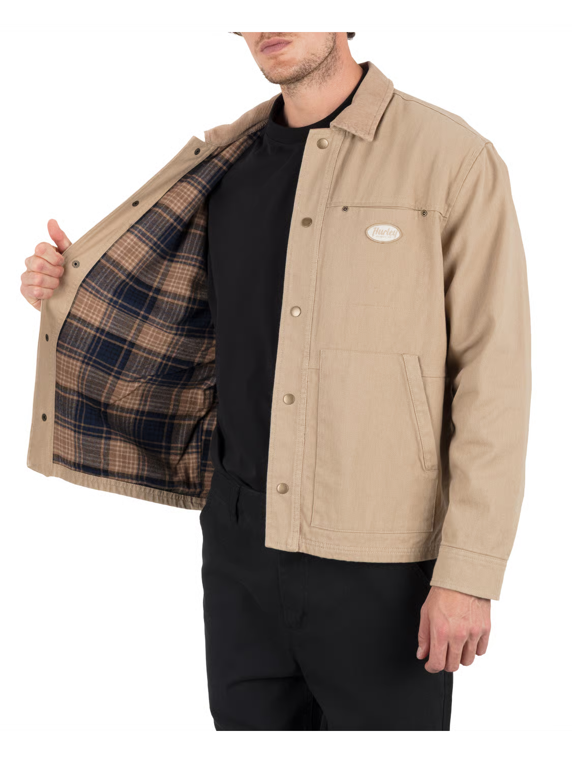 Hurley Men’s Structure Jacket Khaki