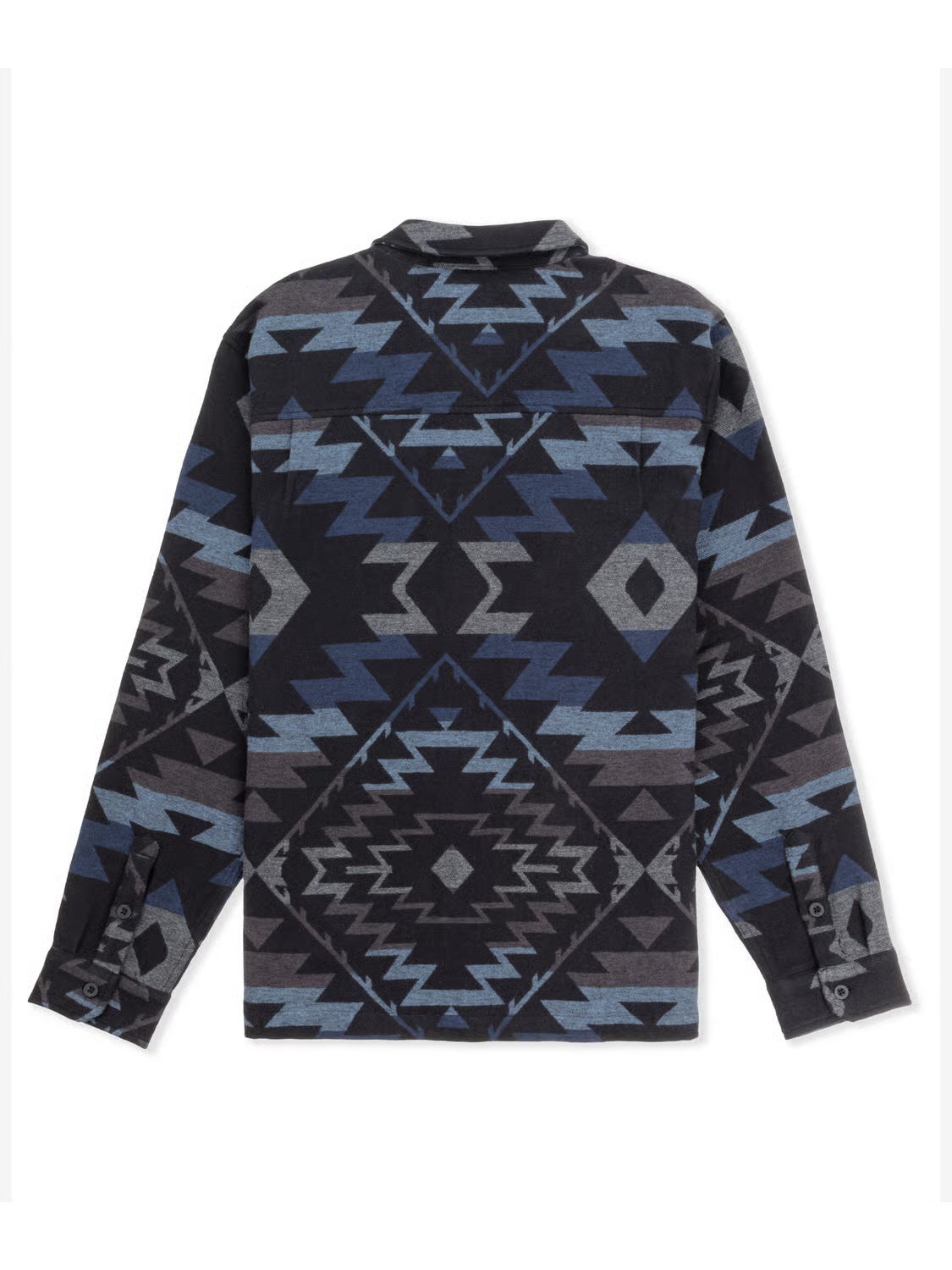 Hurley Men’s Santa Cruz Jacquard  Shacket Black