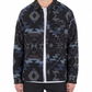 Hurley Men’s Santa Cruz Jacquard  Shacket Black