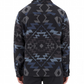 Hurley Men’s Santa Cruz Jacquard  Shacket Black