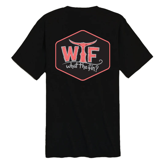 WTF Men's Hexi Logo Tee Black