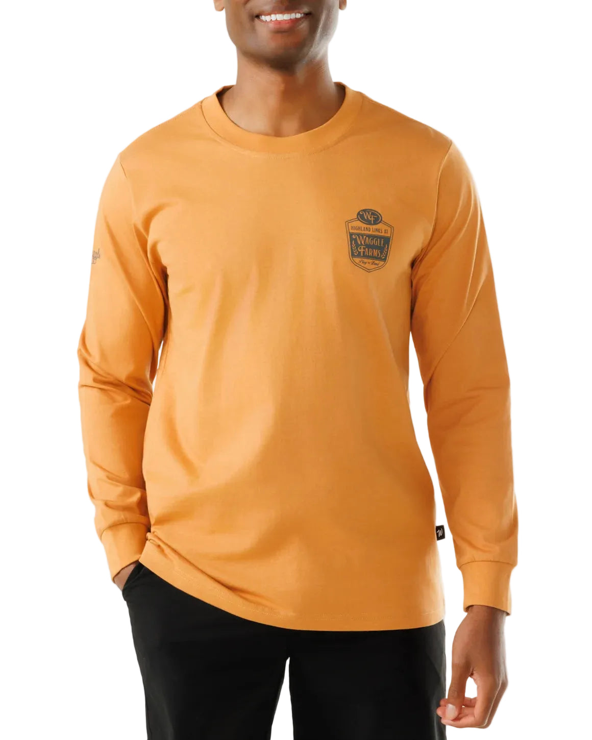 Waggle Men's L/S Tee Highland Links