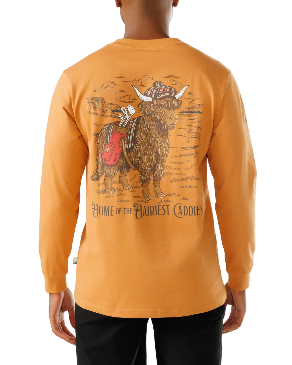 Waggle Men's L/S Tee Highland Links
