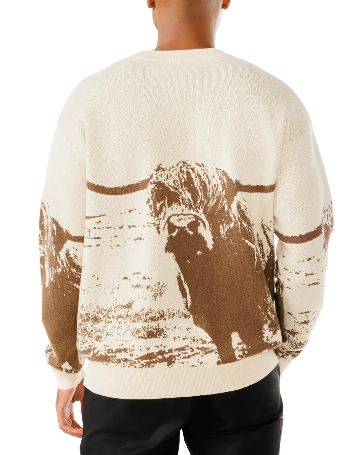 Waggle Unisex Highlander Wildknit Crewneck Sweater