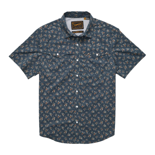 Howler Bros Men's Open Country Tech Shirt Rancher Floral Dark Slate