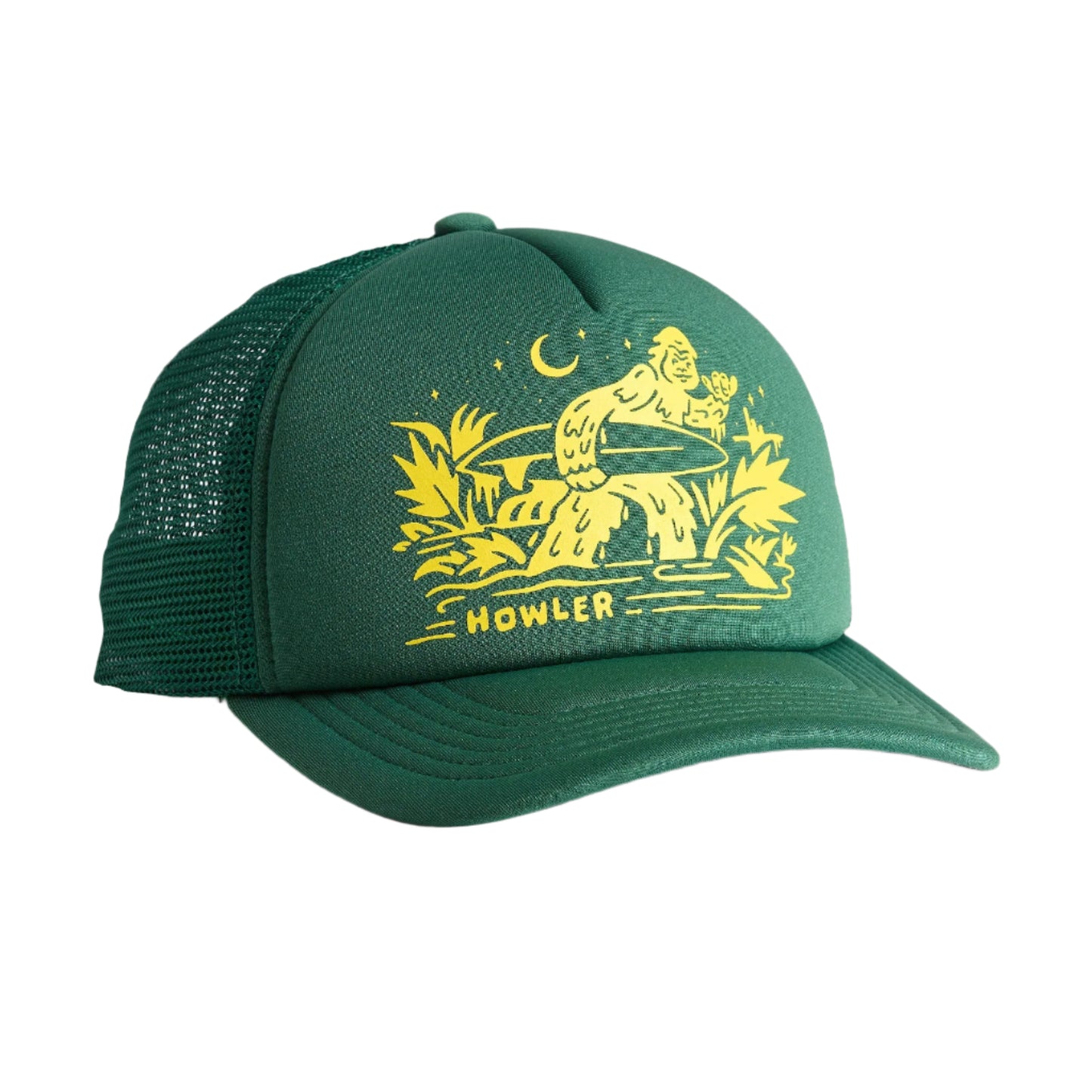 Howler Bros Men's Foam Dome Squatch Rider Hat  Forest Green