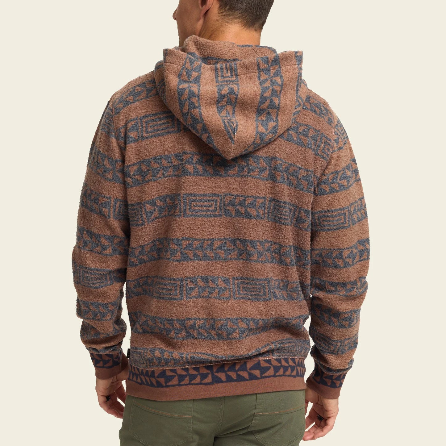 Howler Bro's Tajima Pullover - Hanko Stripe : Mink Brown