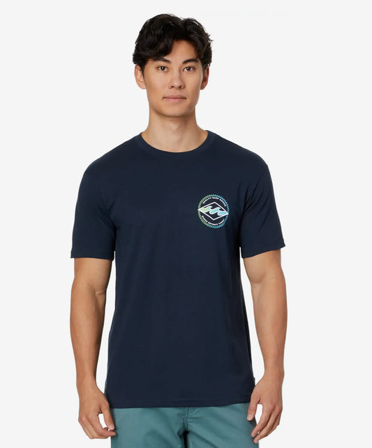 Billabong Men’s Rotor Diamond Short Sleeve Navy