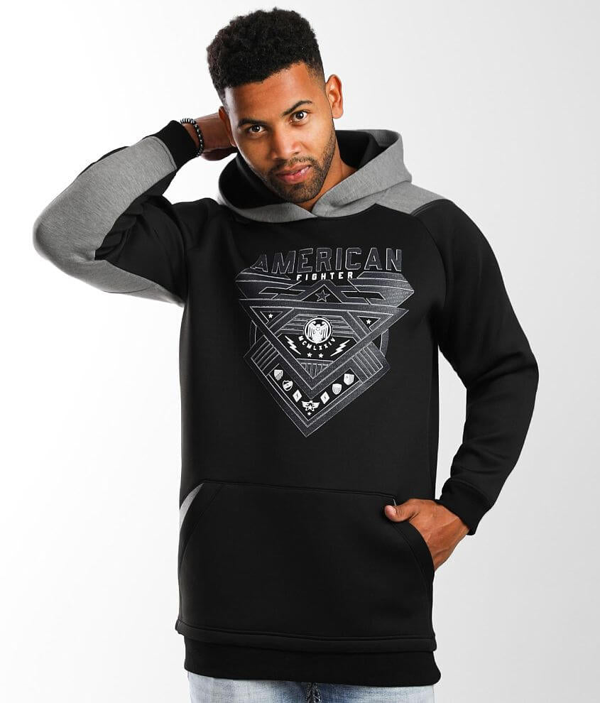 American Fighter Men's Mountville Hoody Heather Grey Black