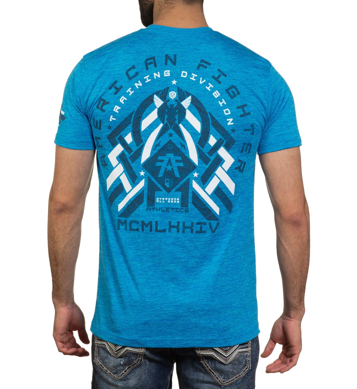 American Fighter Men's Acra Tee Bisbee Blue