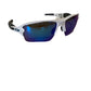 Oakley Men's Flak 2.0 XXL Polished White W/Prizm Sapphire