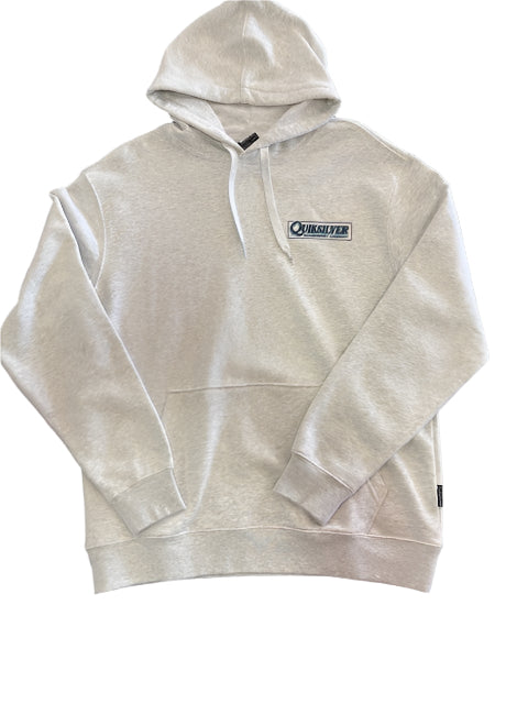 Quiksilver Men's Graphic Hoodie White Heather