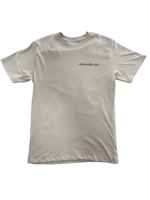 What The Fin Men's Bass OI Tee Graphite