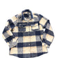Bluivy Women's Plaid Brushed Shacket Navy