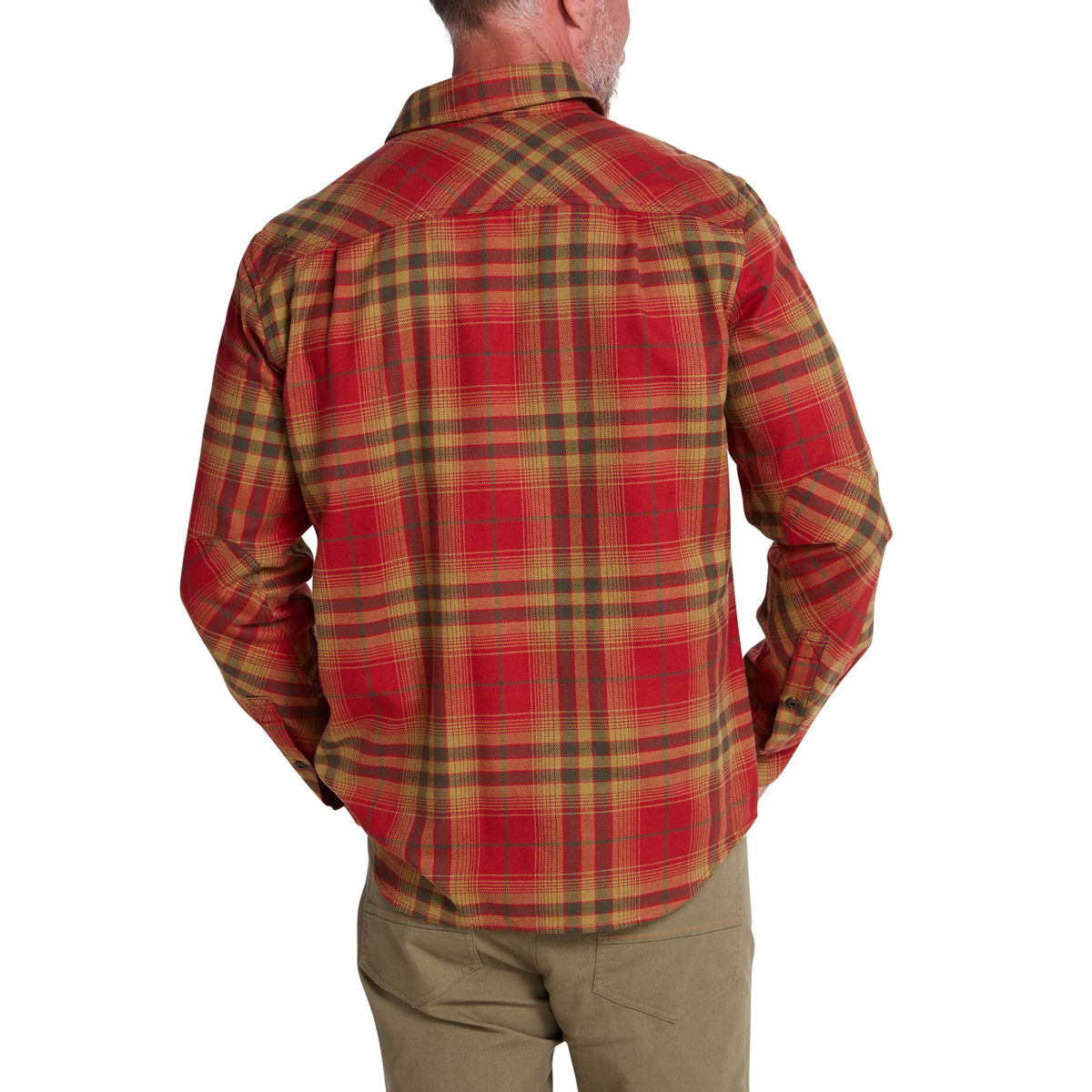Howler Bros Men’s Harker's Flannel - Kempton Plaid : Brick