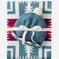 Pendleton oc knit baby blanket w/ beanie harding teal