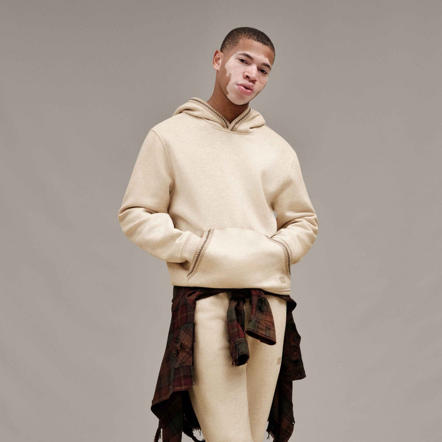 UGG®  Tasman Hoodie Caribou Heather