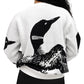 Waggle Unisex Loon Call Wildknit Crewneck Sweater