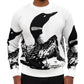 Waggle Unisex Loon Call Wildknit Crewneck Sweater