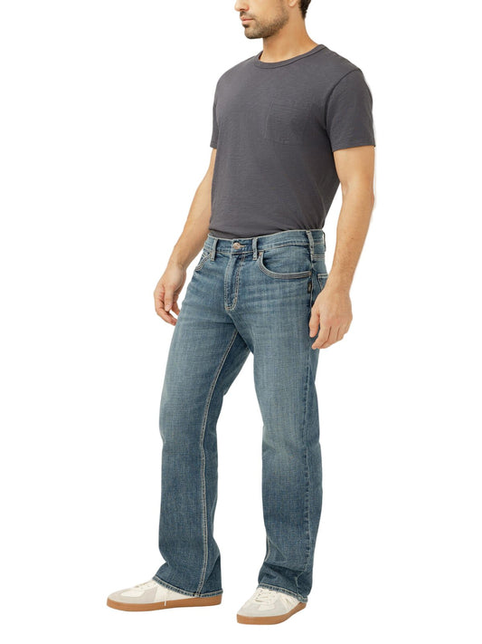 Silver Men Zac Relaxed Fit Straight Leg Jeans Sequoia - Brekken's